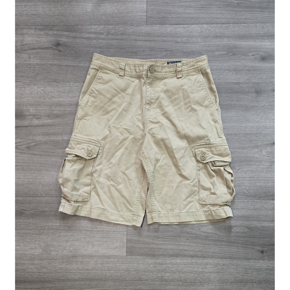 Polo Ralph Lauren Boys Youth Size 18 Khaki Cargo Shorts Classic Chino